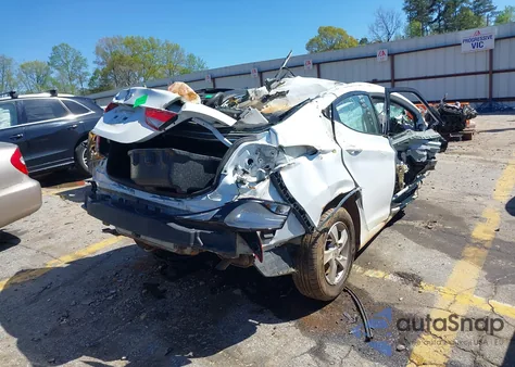 2015 Hyundai Elantra Se из США, поврежденный, VIN 5NPDH4AE1FH650382